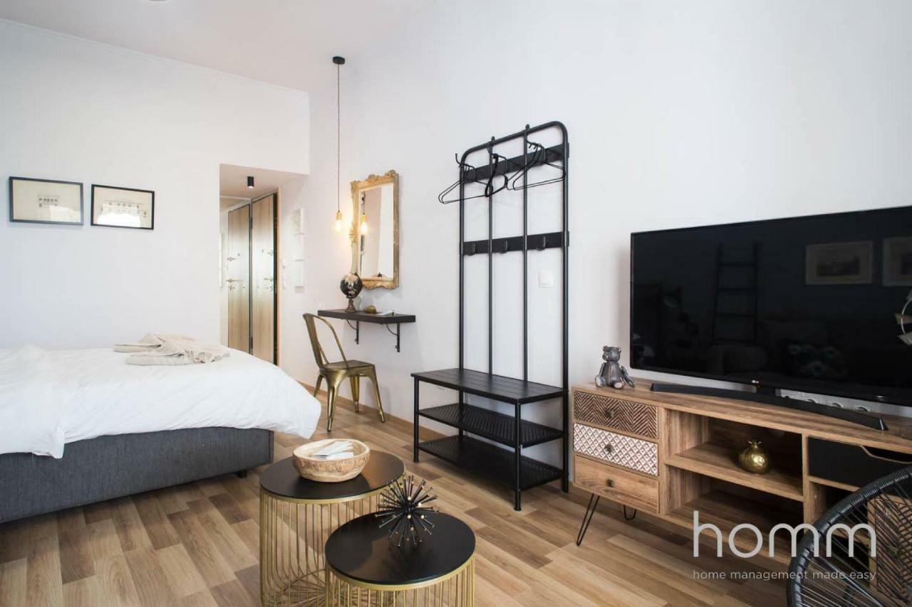 アテネ39M² Homm Modern Studio In Kolonakiアパートメント エクステリア 写真