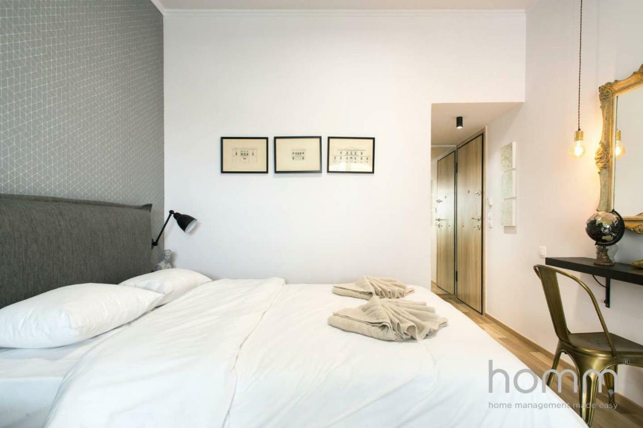 アテネ39M² Homm Modern Studio In Kolonakiアパートメント エクステリア 写真