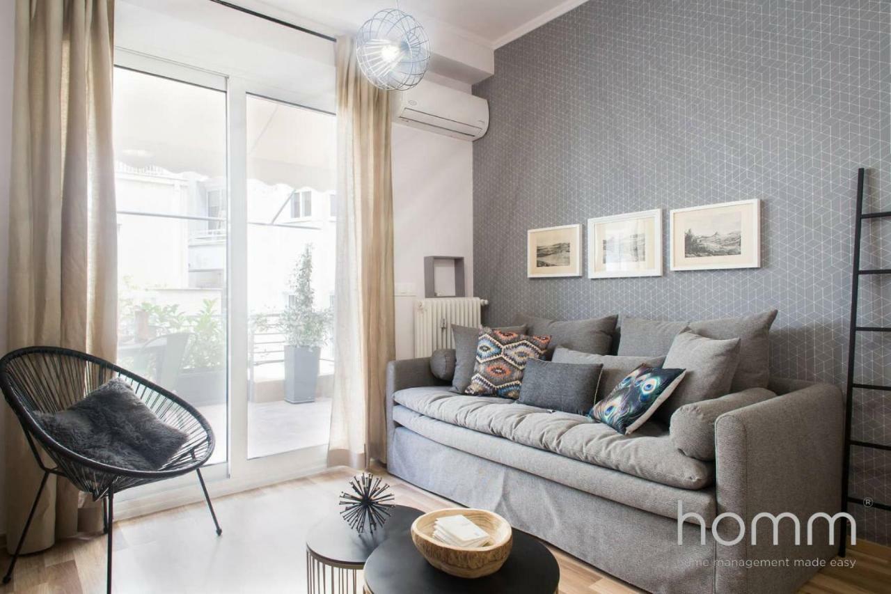 アテネ39M² Homm Modern Studio In Kolonakiアパートメント エクステリア 写真